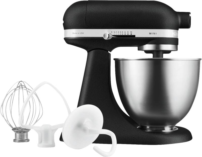 Kitchenaid 5KSM3311XEBK Küchenmaschine, Metall-Gehäuse, 250 Watt Leistung