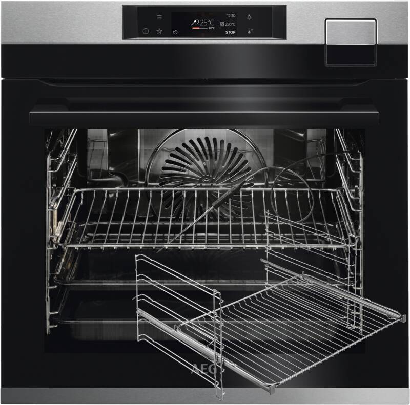 AEG BD9EP1 (BSE79228BM+TR1LFSTV) Elektro-Backofen, 70 l Garraum, Temperaturregelung: 30-230 Grad