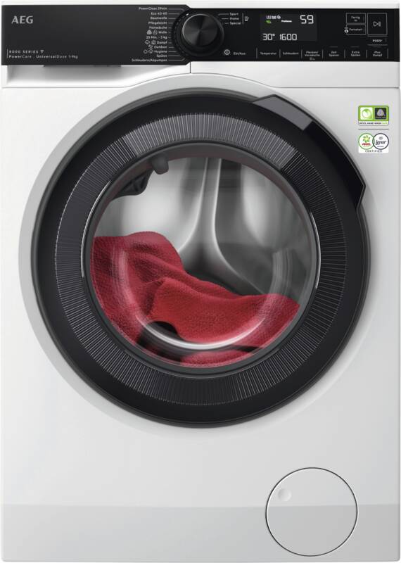 AEG LAVAMAT LR8EP1ECO Waschmaschine, 9 kg Füllmenge, Schleuderdrehzahl U/min: maximal 1.600