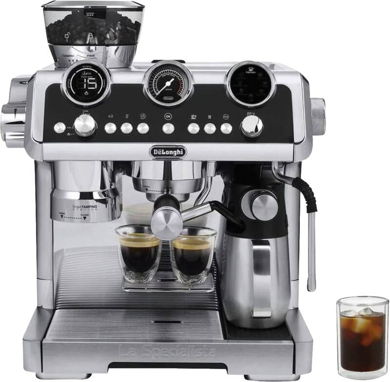 De ́Longhi EC 9865.M LA SPECIALISTA MAESTRO Espresso-Maschine, Siebträger, 19 bar Pumpendruck
