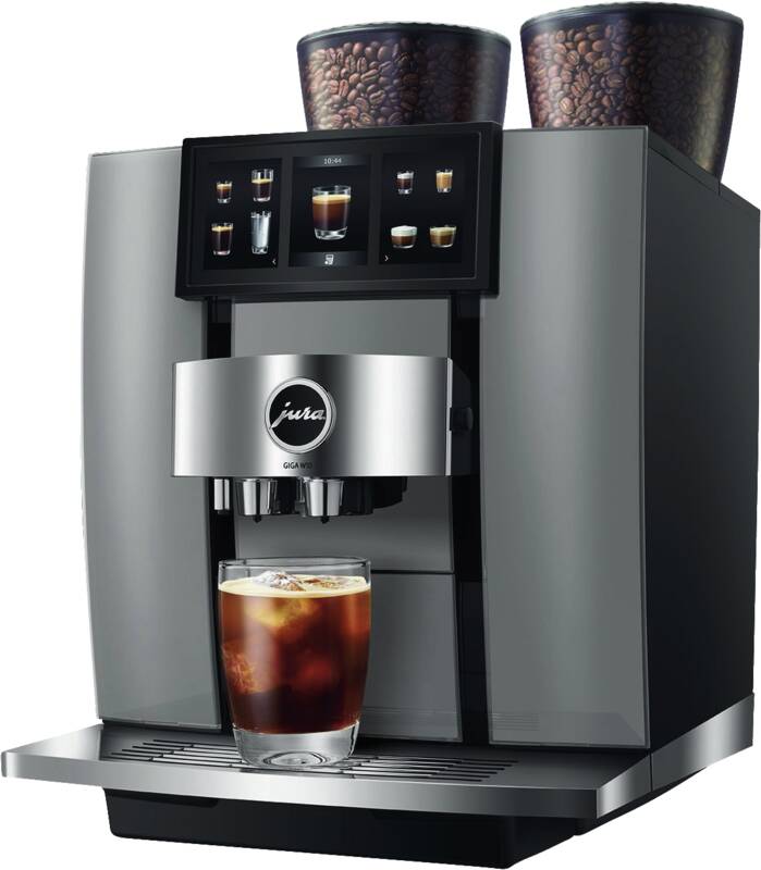 JURA GIGA W10 Kaffeevollautomat, gewerbliche Nutzung, 15 bar Pumpendruck