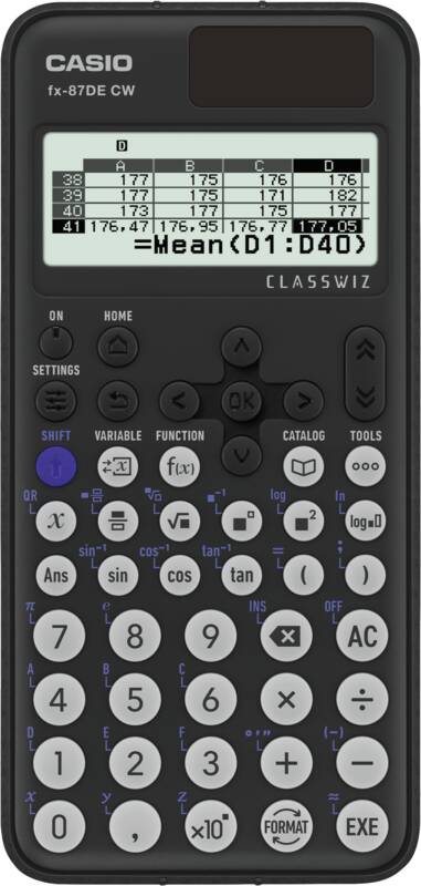 Casio FX-87DE CW ClassWiz Taschenrechner, technisch-wissenschaftlich, DOT-Display