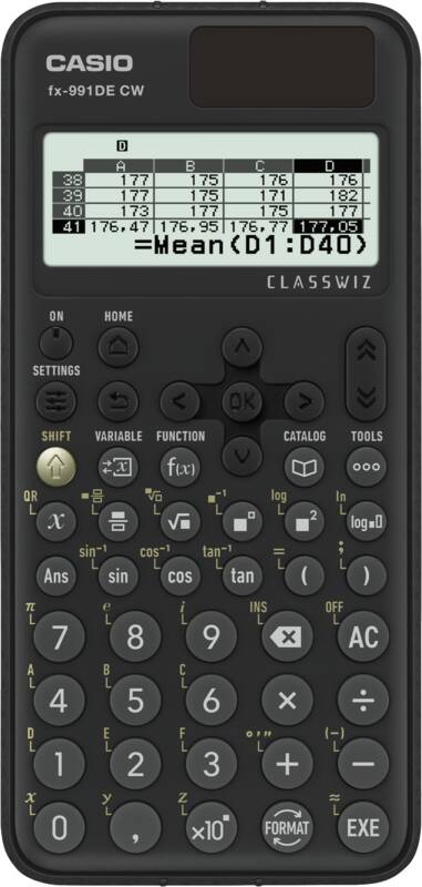 Casio FX-991DE CW ClassWiz Taschenrechner, technisch-wissenschaftlich, DOT-Display