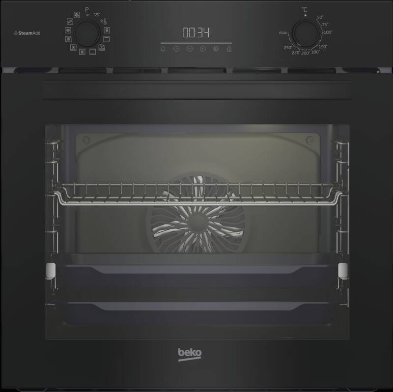 Beko BBIS17300BCS Elektro-Backofen, 72 l Garraum, 5 Backebenen