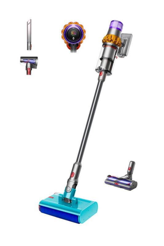 Dyson V15s Detect Submarine Akku-Stielsauger, Wischfunktion, 3 Leistungsstufen