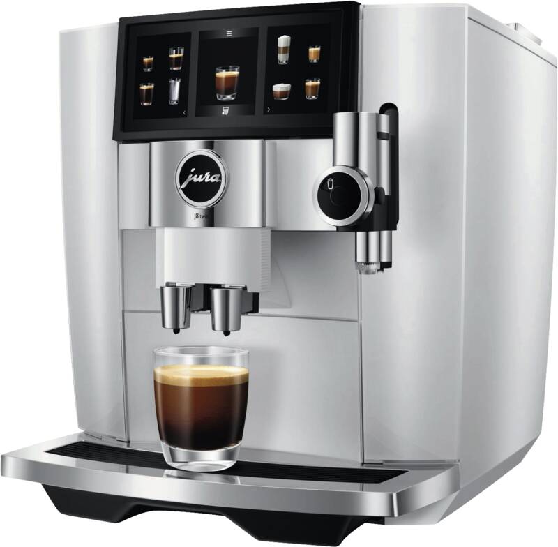 JURA J8 twin (EA) Kaffeevollautomat, 15 bar Pumpendruck, 1 und 2 Tassenbetrieb