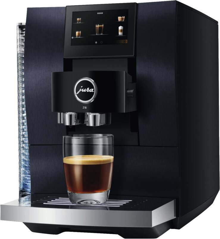 JURA Z10 (EA) Aluminium Kaffeevollautomat, 15 bar Pumpendruck, 1 und 2 Tassenbetrieb