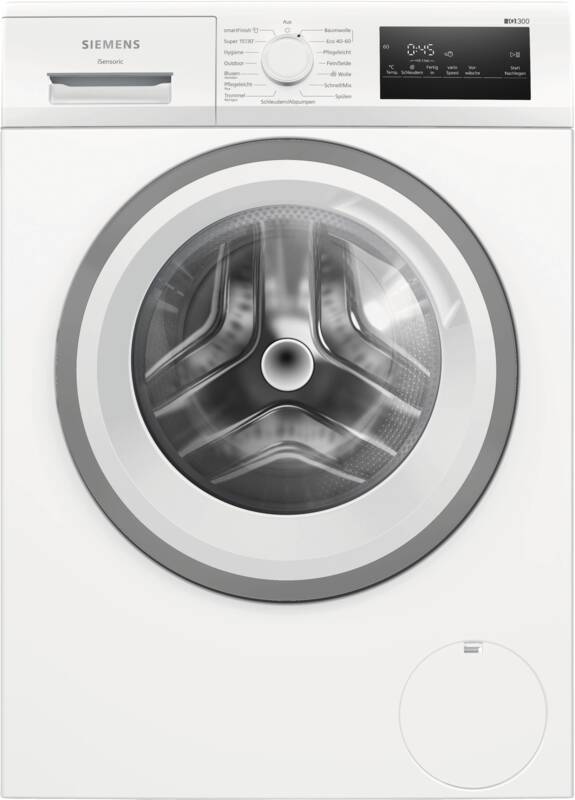 Siemens WM14N127 Waschmaschine, 8 kg Füllmenge, Schleuderdrehzahl U/min: maximal 1.400