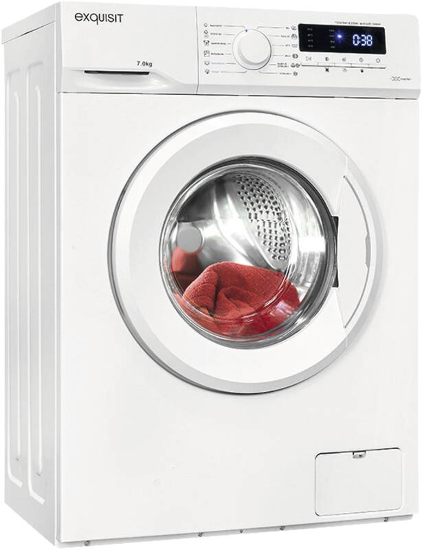 Exquisit WA 7014-020A Waschmaschine, 7 kg Füllmenge, Schleuderdrehzahl U/min: maximal 1.400