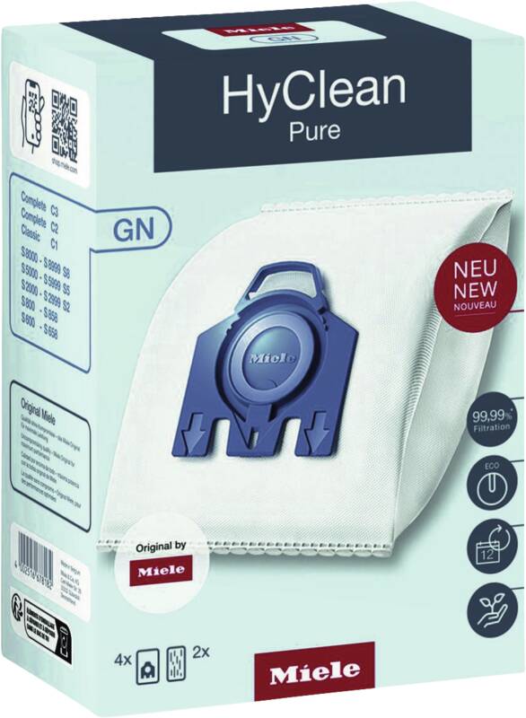 Miele HyClean Pure GN Staubsaugerbeutel Staubsaugerbeutel, Inhalt 4 Stück