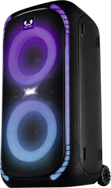 Fresh 'n Rebel 221546 Party Speaker Large with Trolley Mobiles Soundsystem, 640 Watt maximale Leistung, Bluetooth