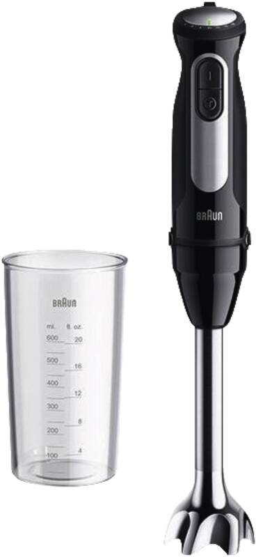 Braun Domestic Home MQ 55001 M Stabmixer, Edelstahlfuß, 1.000 Watt Leistung