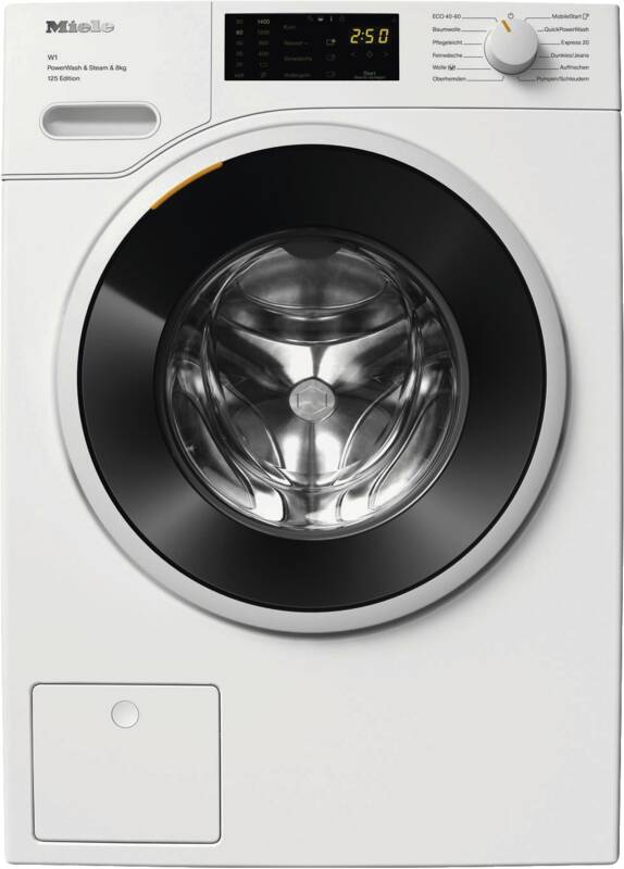 Miele WWB 380 WPS 125 Edition Waschmaschine, 5° geneigte Blende, 8 kg Füllmenge