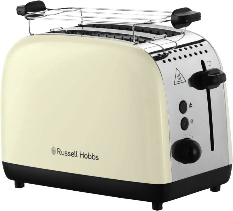 Russell Hobbs Colours Plus Toaster 2-Scheiben-Toaster, extra breite Toastschlitze, Auftaufunktion