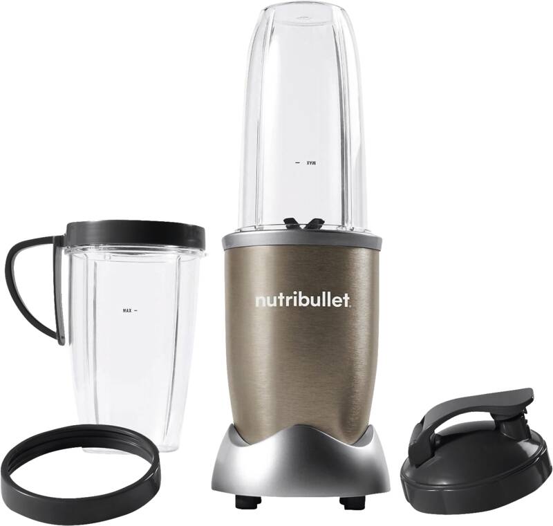 Nutribullet NB 907CP Pro 900 Smoothie-Maker, Kunststoff-Mixbehälter, 0,925 l Fassungsvermögen