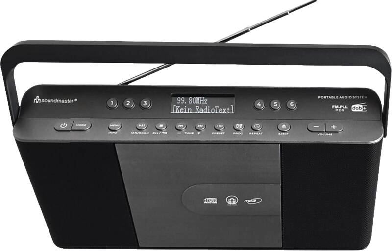 Soundmaster RCD1870SW Kofferradio, Stereo, RDS