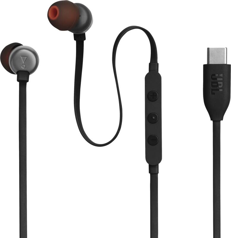 JBL TUNE 310 C In-Ohr-Kopfhörer (Earbuds), Headset-Funktion mit integriertem Mikrofon, Fernbedienung