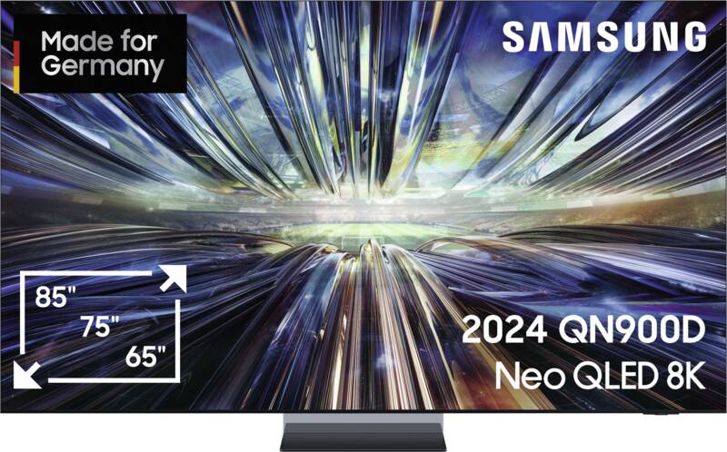 Samsung GQ75QN900DTXZG 189 cm LED-Fernseher, 75 Zoll, Auflösung: 7.680x4.320 Pixel