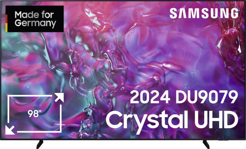 Samsung GU98DU9079UXZG 247 cm LED-Fernseher, 98 Zoll, Auflösung: 3.840x2.160 Pixel