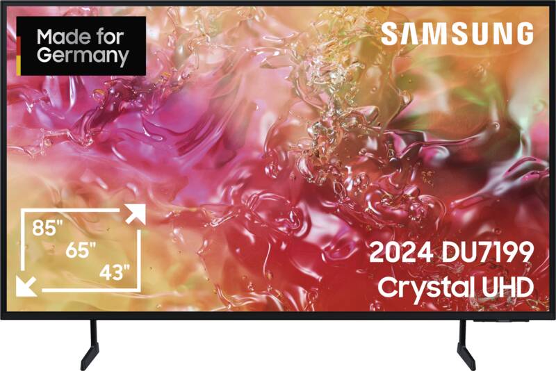 Samsung GU85DU7199UXZG 214 cm LED-Fernseher, 85 Zoll, Auflösung: 3.840x2.160 Pixel
