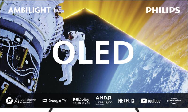 Philips 77OLED849/12 194 cm OLED-Fernseher, 77 Zoll, Auflösung: 3.840x2.160 Pixel