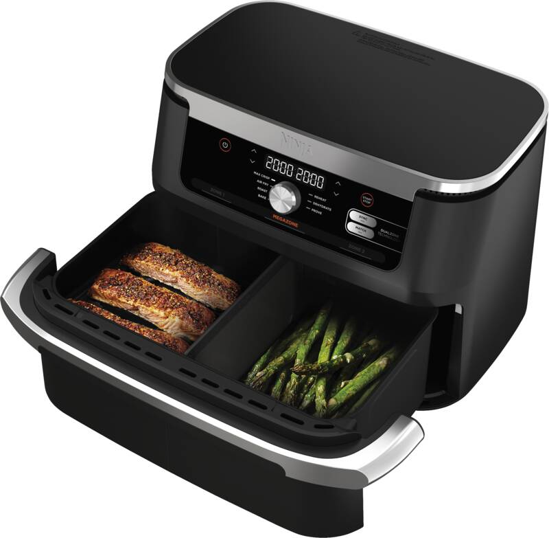Ninja AF500EU Heißluft-Fritteuse, rechteckig, Display