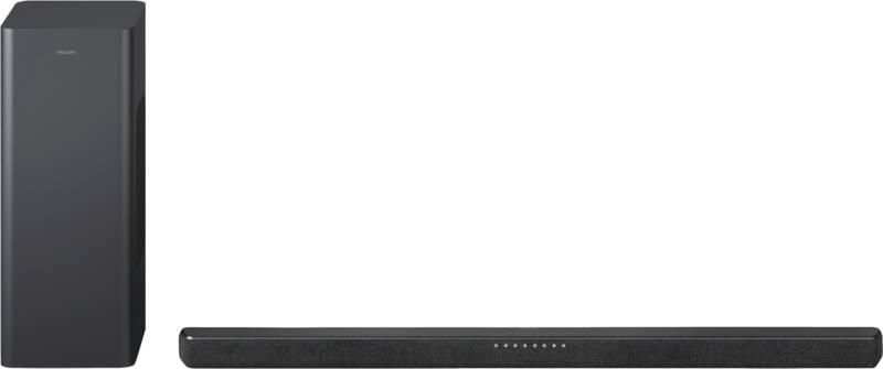 Philips TAB6309/10 Soundbar, 2.1 Kanal-System, 320 Watt maximale Musikbelastbarkeit