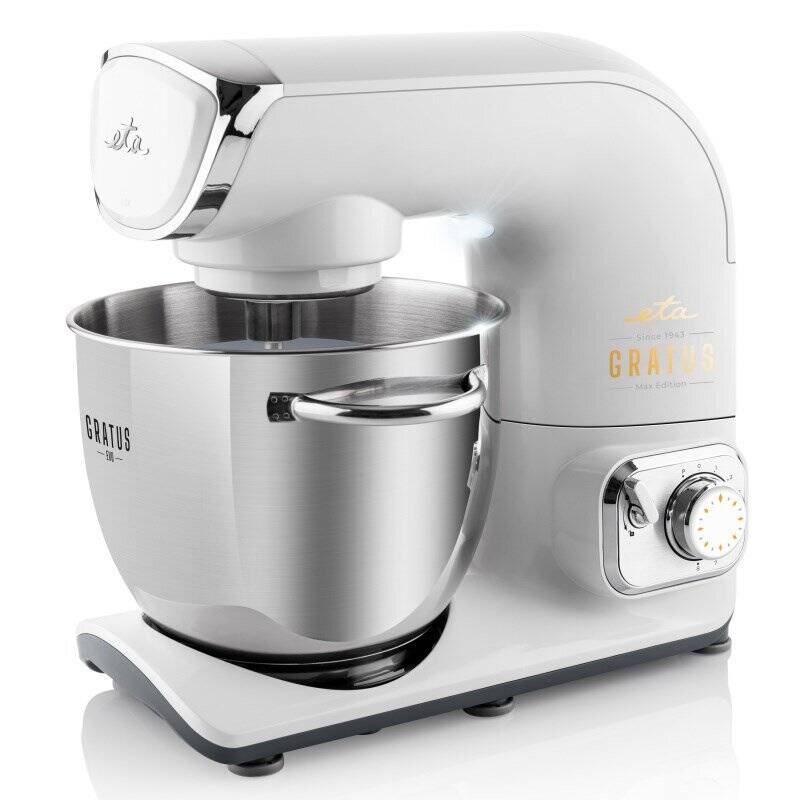 Eta GRATUS EVO MAX Küchenmaschine, 1.500 Watt Leistung, Multifunktionsarm