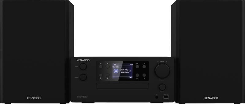 Kenwood M-9500S-B Micro-Stereo-System, 100 Watt maximale Gesamtleistung, CD-Player