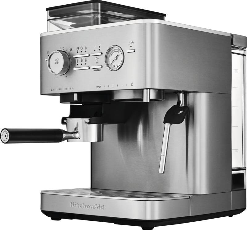 Kitchenaid 5KES6551ESX Espresso-Maschine, Siebträger, 15 bar Pumpendruck