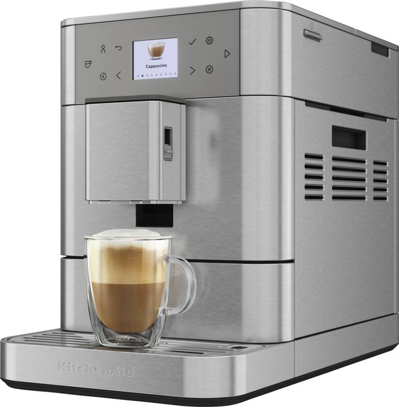 Kitchenaid 5KES8556ESX Kaffeevollautomat, 15 bar Pumpendruck, einstellbare Brühtemperatur