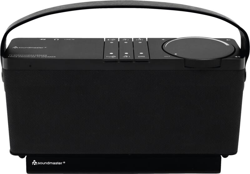 Soundmaster Horst TV Sprachverstärker Tragbarer Sprachverstärker für TV-Geräte