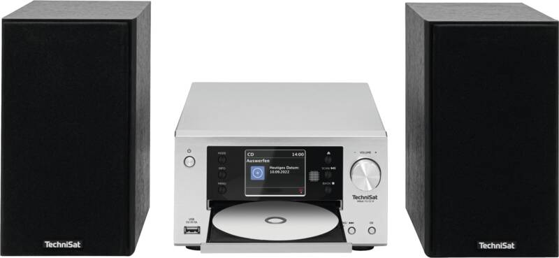 Technisat VIOLA 710 CD IR Micro-Stereo-System, 2x20 Watt Nennleistung, 40 Watt maximale Gesamtleistung