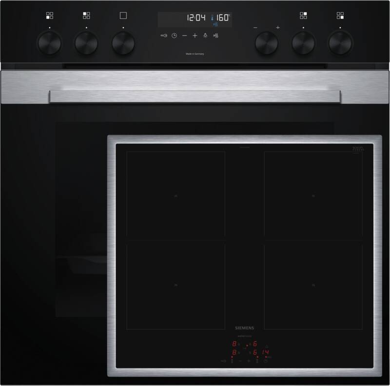Siemens MKP3DC64 (HE378GAS4+EM645CQB6M) Einbau-Herd-Set, Elektro-Backofen, 71 l Garraum