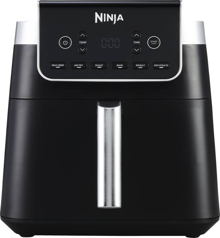 Ninja AF180EU Heißluft-Fritteuse, quadratisch, Display