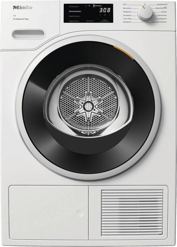 Miele TWC 640 WP Wärmepumpentrockner, 5° geneigte Blende, 8 kg Füllmenge
