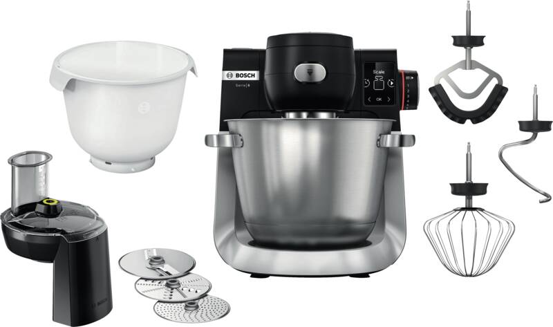 Bosch MUMS6ZS23D Select Line Küchenmaschine, integrierte Waage, 1.600 Watt Leistung