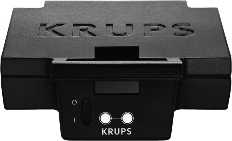 Krups FDK462 Sandwichmaker, Muschelform, antihaftbeschichtete Heizplatten