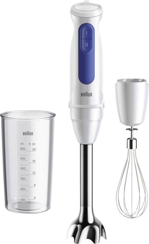 Braun Domestic Home MQ 30051 M Stabmixer, Edelstahlfuß, 900 Watt Leistung