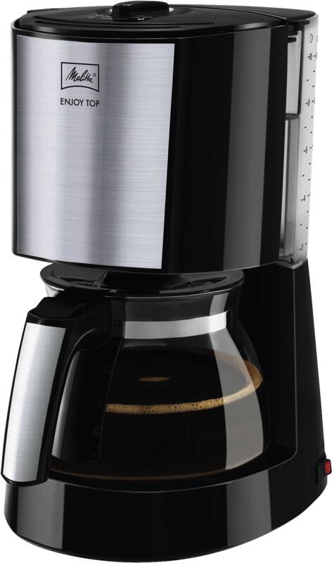 Melitta Enjoy Top Filterkaffeemaschine, Fassungsvermögen bis 10 Tassen, 93 °C Brühtemperatur