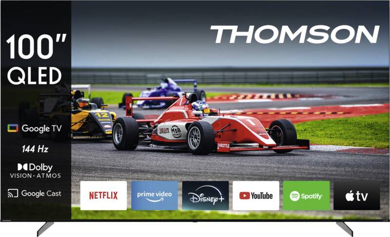 Thomson 100QG7S14 253 cm LED-Fernseher, 100 Zoll, Auflösung: 3.840x2.160 Pixel
