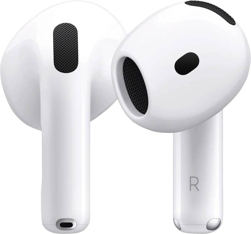 Apple Auricolari AirPods 4 2024 + Cust.Ric. USB-C MXP63ZM/A Open