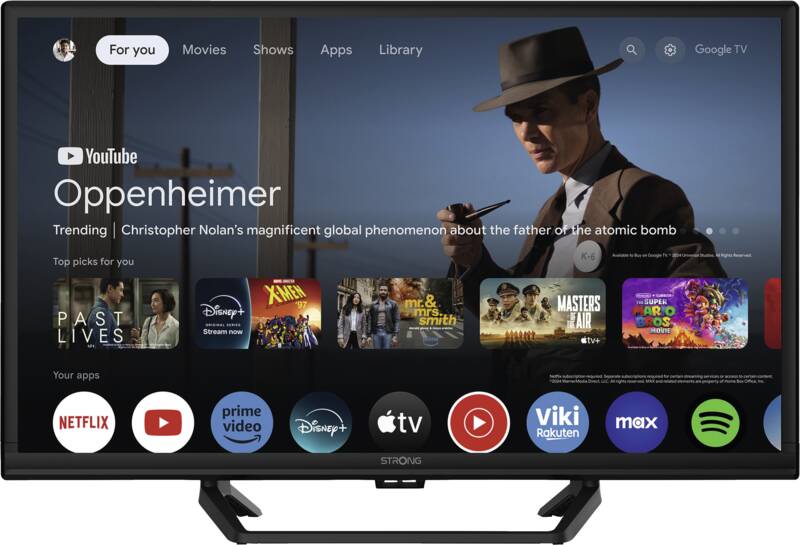 Strong SRT24HG4723C 60 cm LED-Fernseher, 24 Zoll, Auflösung: 1.366x768 Pixel