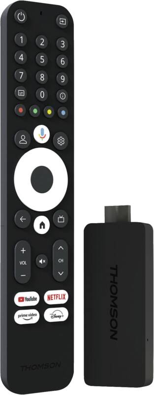 Thomson Streaming Stick 145 4K UHD Media-Player, Wiedergabe von Fotos, Internet-Radio