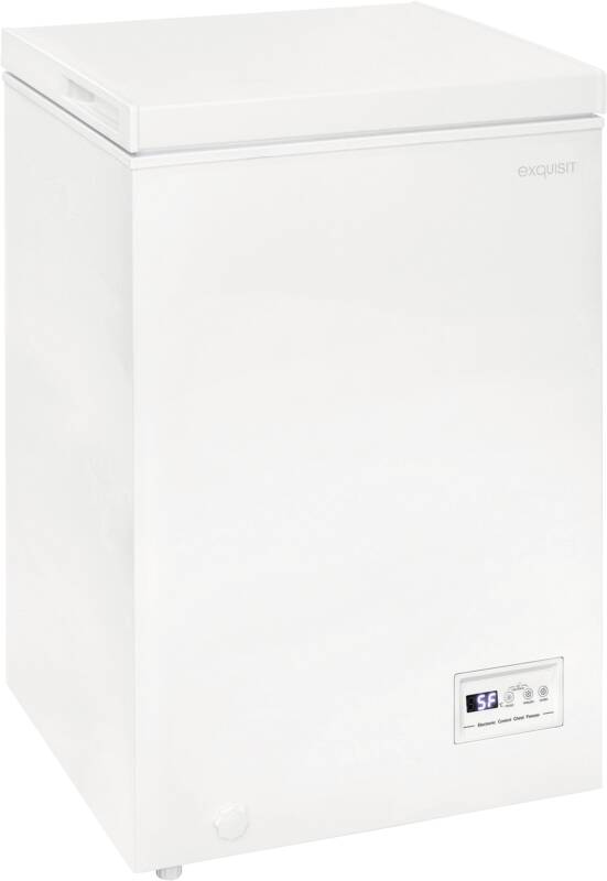 Exquisit GT101-E-040E Gefriertruhe, 98 l Rauminhalt, ein Gefrierkorb