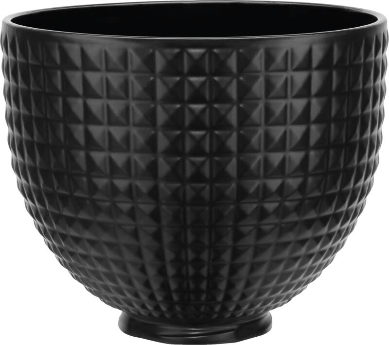 Kitchenaid 5KSM2CB5LS Keramische Schüssel Black Studded 4,7 l Rührschüssel (Keramik)