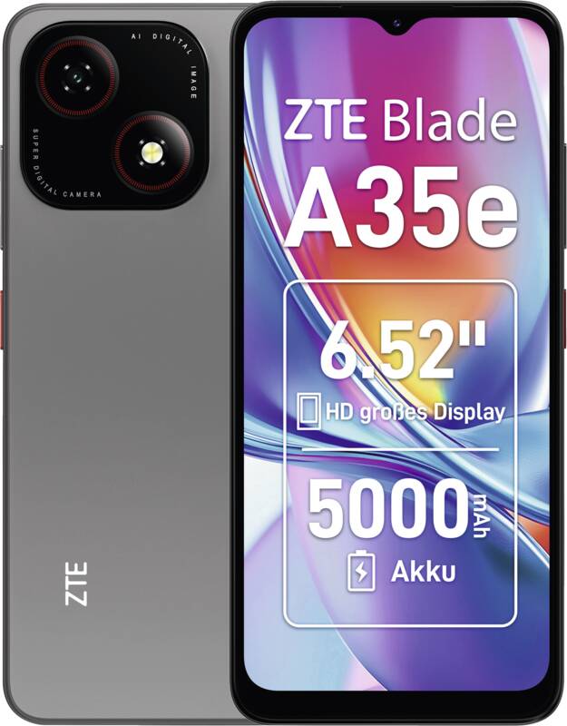 ZTE Blade A35e 64GB Smartphone, Quadband, LTE