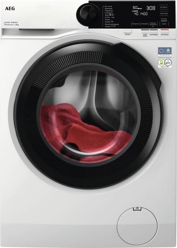 AEG LAVAMAT LR6EP-ECO1 Waschmaschine, 8 kg Füllmenge, Schleuderdrehzahl U/min: maximal 1.400