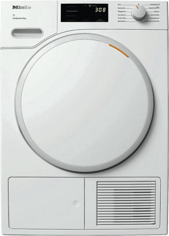 Miele TWB 640 WP Wärmepumpentrockner, 5° geneigte Blende, 8 kg Füllmenge