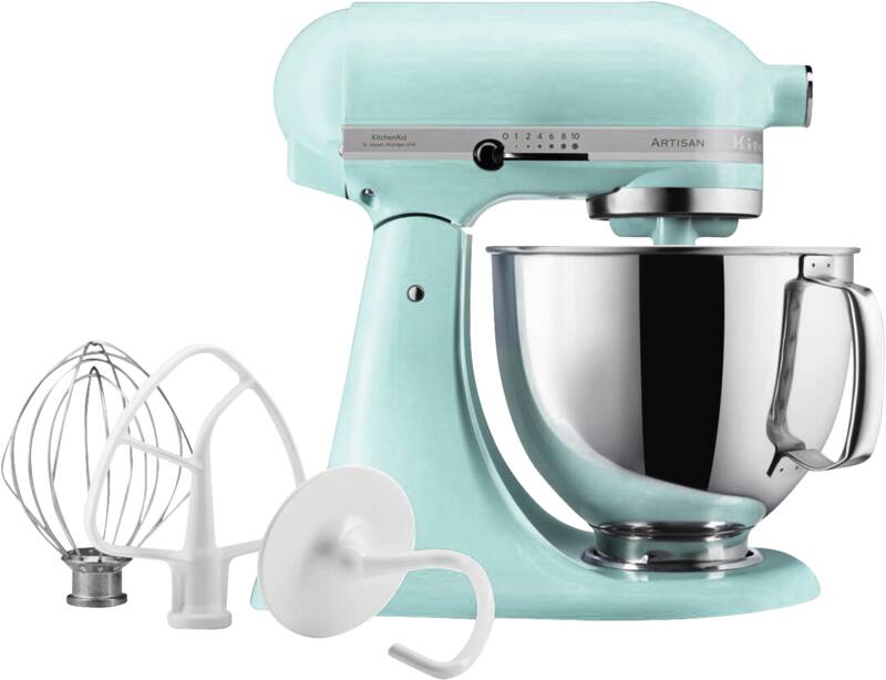 Kitchenaid 5KSM125EMI Küchenmaschine, Metall-Gehäuse, 300 Watt Leistung